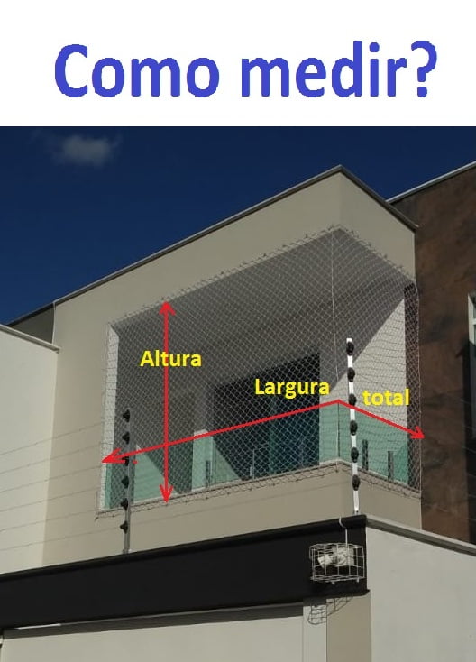 Redes de proteção para varandas